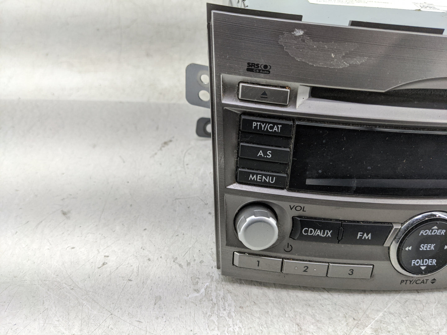 2010-2012 Subaru Legacy Radio AM FM Cd Player Receiver Replacement P/N:86201AJ64A Fits Fits 2010 2011 2012 OEM Used Auto Par