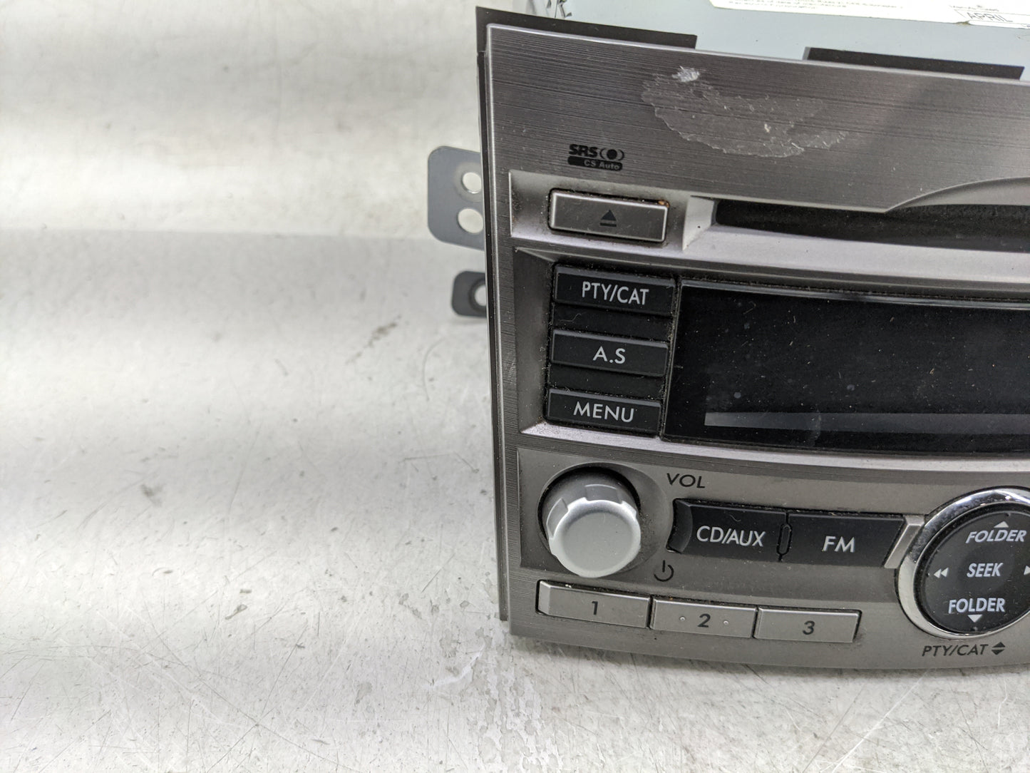 2010-2012 Subaru Legacy Radio AM FM Cd Player Receiver Replacement P/N:86201AJ64A Fits Fits 2010 2011 2012 OEM Used Auto Par