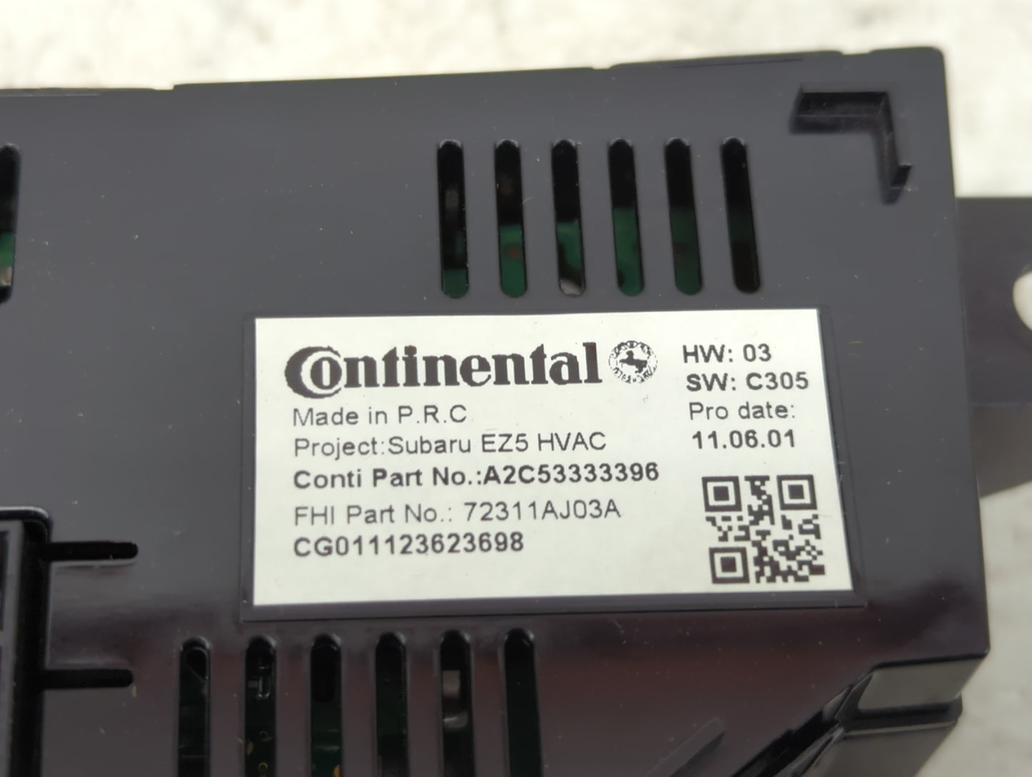 2010-2014 Subaru Legacy Climate Control Module Temperature AC/Heater Replacement P/N:A2C53333396 Fits OEM Used Auto Parts - 
