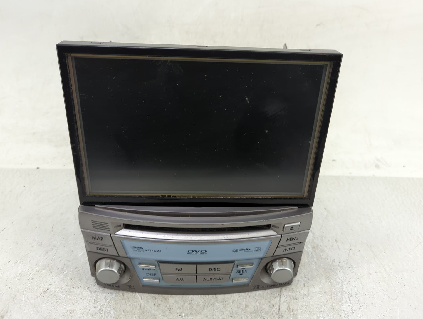 2010-2011 Subaru Legacy Radio AM FM Cd Player Receiver Replacement Fits Fits 2010 2011 OEM Used Auto Parts - Oemusedautopart
