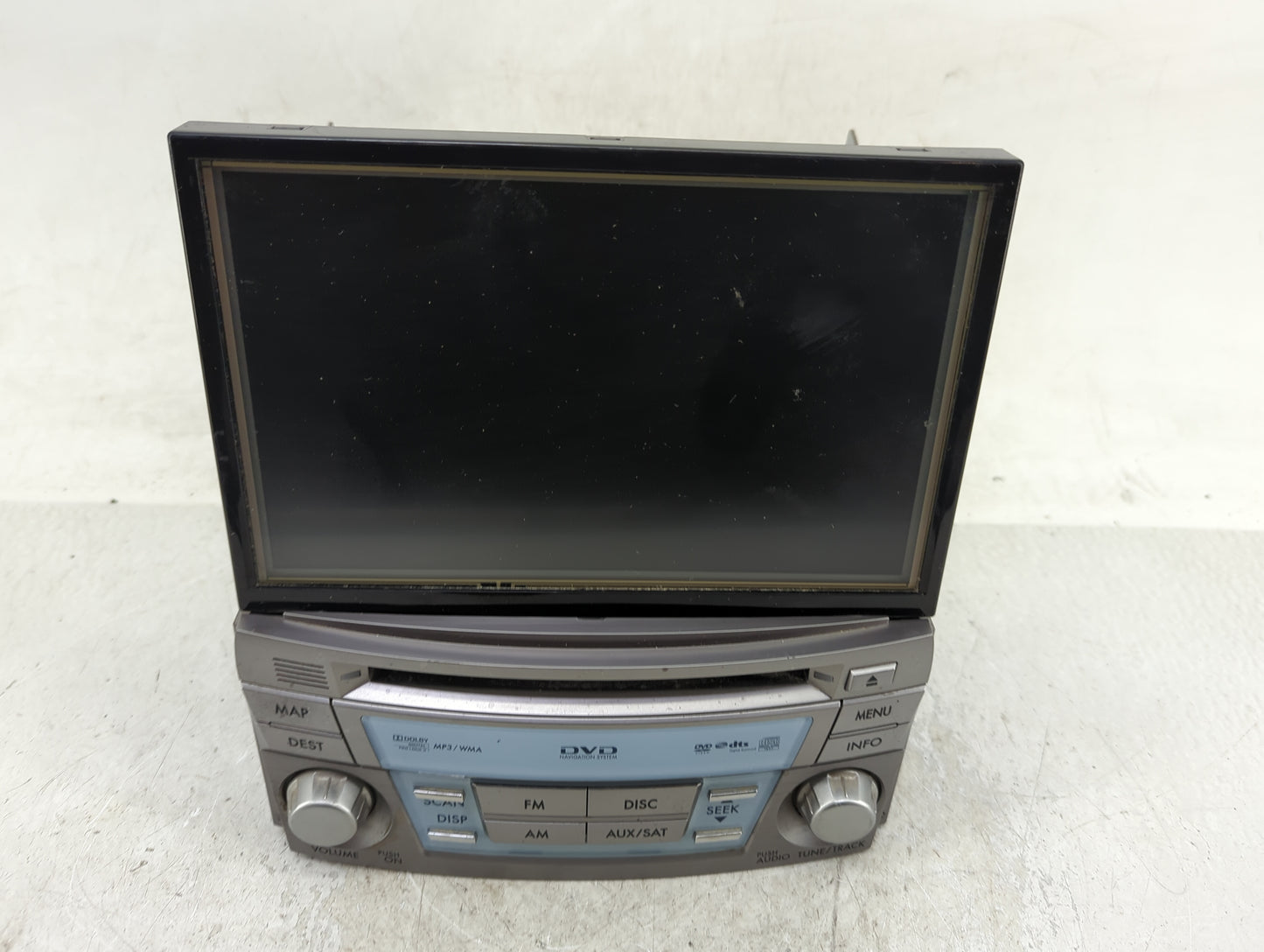 2010-2011 Subaru Legacy Radio AM FM Cd Player Receiver Replacement Fits Fits 2010 2011 OEM Used Auto Parts - Oemusedautopart