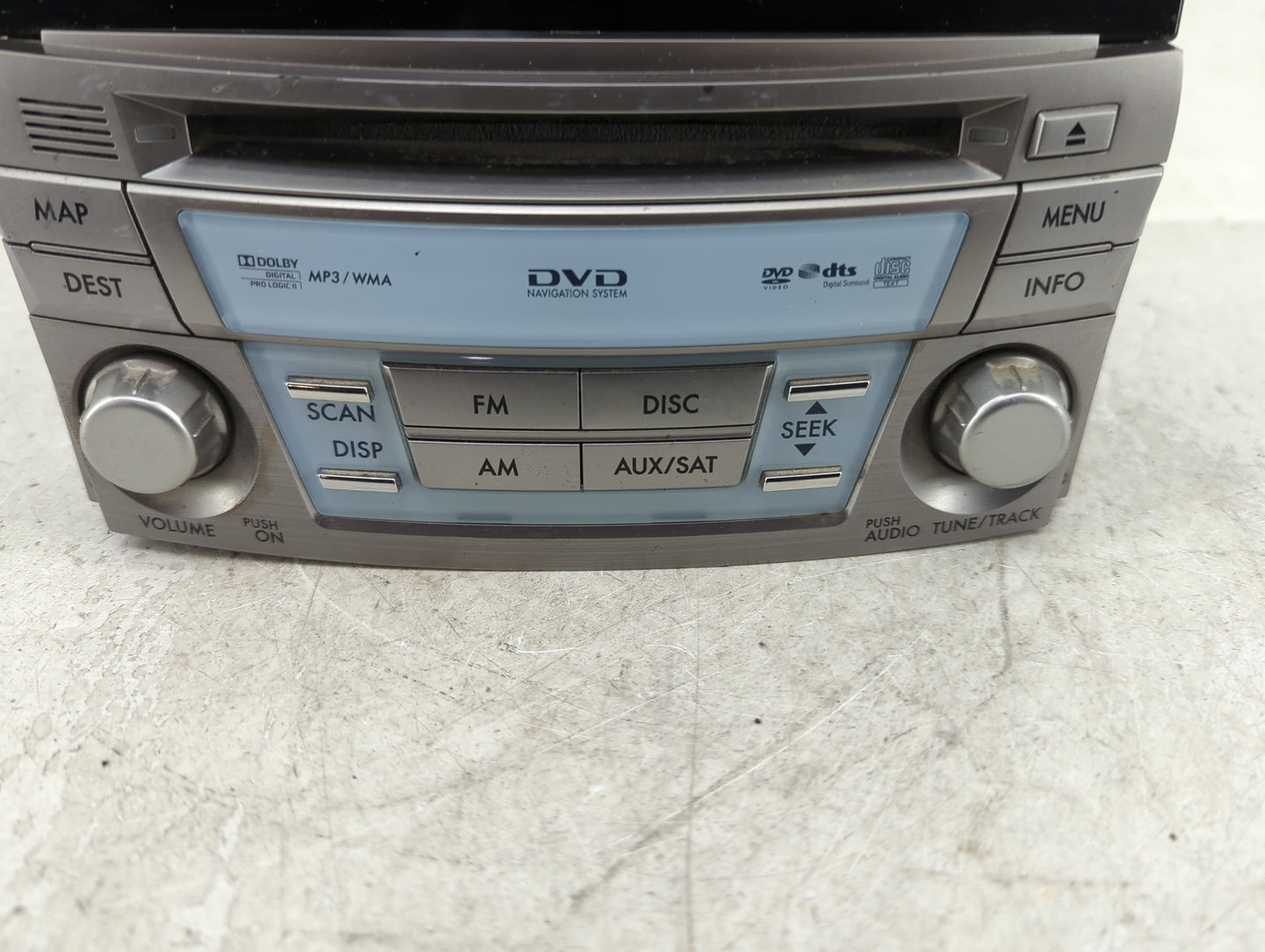 2010-2011 Subaru Legacy Radio AM FM Cd Player Receiver Replacement Fits Fits 2010 2011 OEM Used Auto Parts - Oemusedautopart