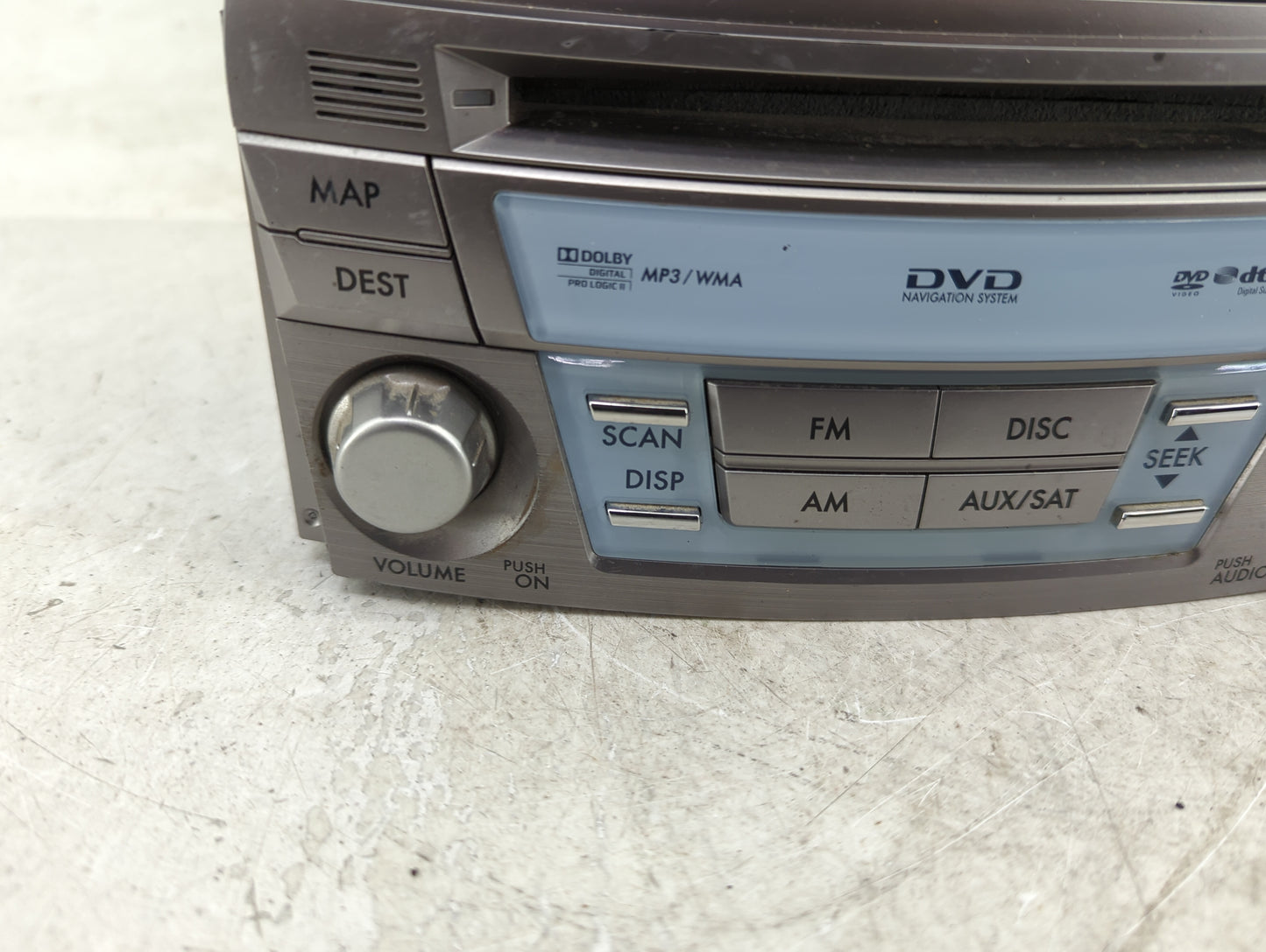 2010-2011 Subaru Legacy Radio AM FM Cd Player Receiver Replacement Fits Fits 2010 2011 OEM Used Auto Parts - Oemusedautopart