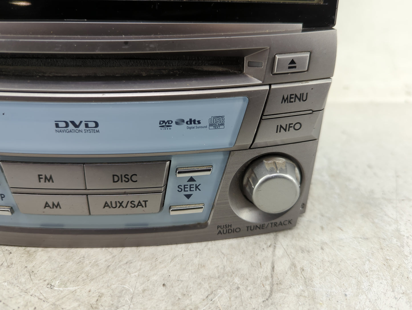 2010-2011 Subaru Legacy Radio AM FM Cd Player Receiver Replacement Fits Fits 2010 2011 OEM Used Auto Parts - Oemusedautopart