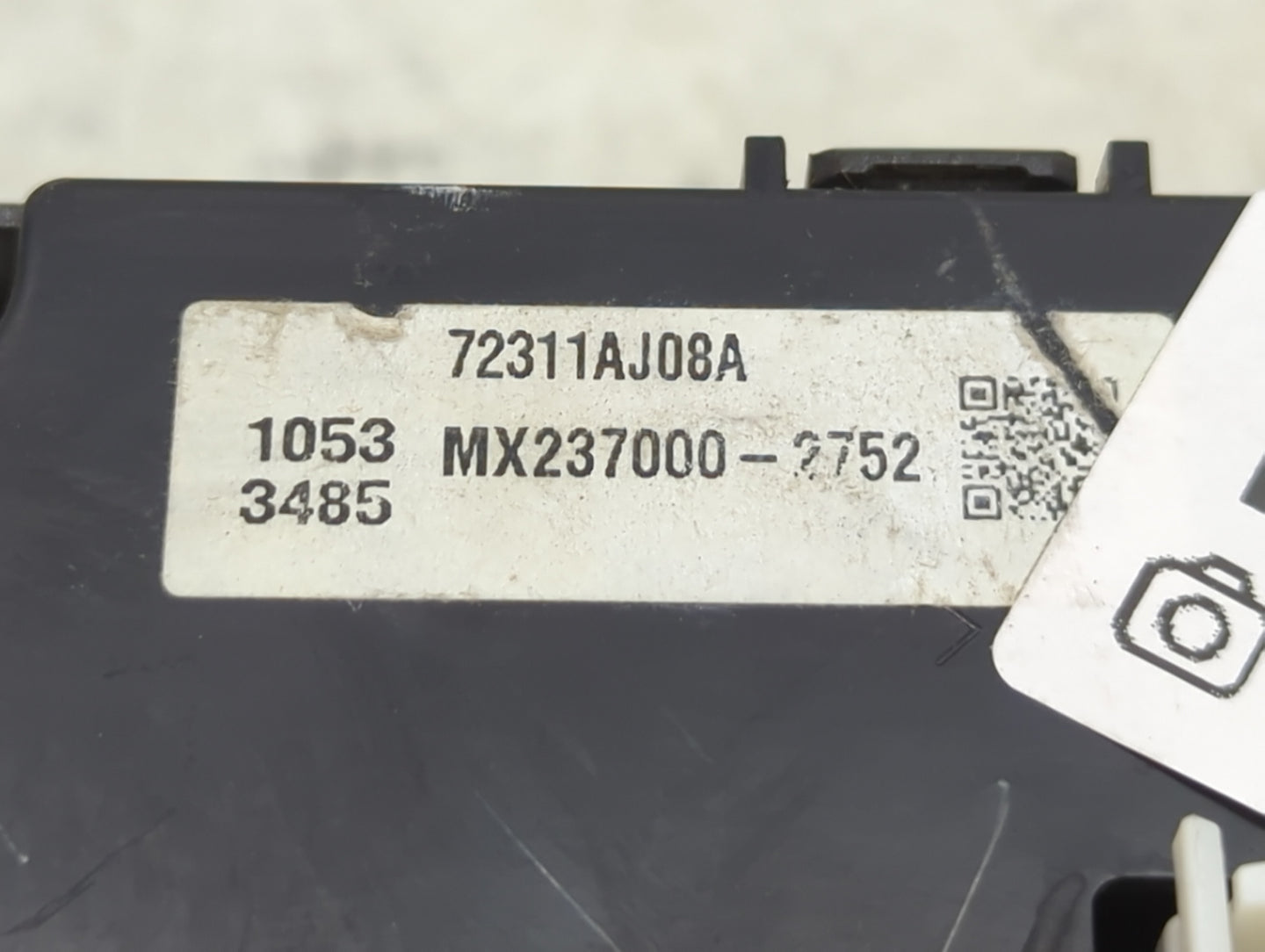 2011 Subaru Legacy Climate Control Module Temperature AC/Heater Replacement P/N:72311AJ08A MX237000-2752 Fits OEM Used Auto 