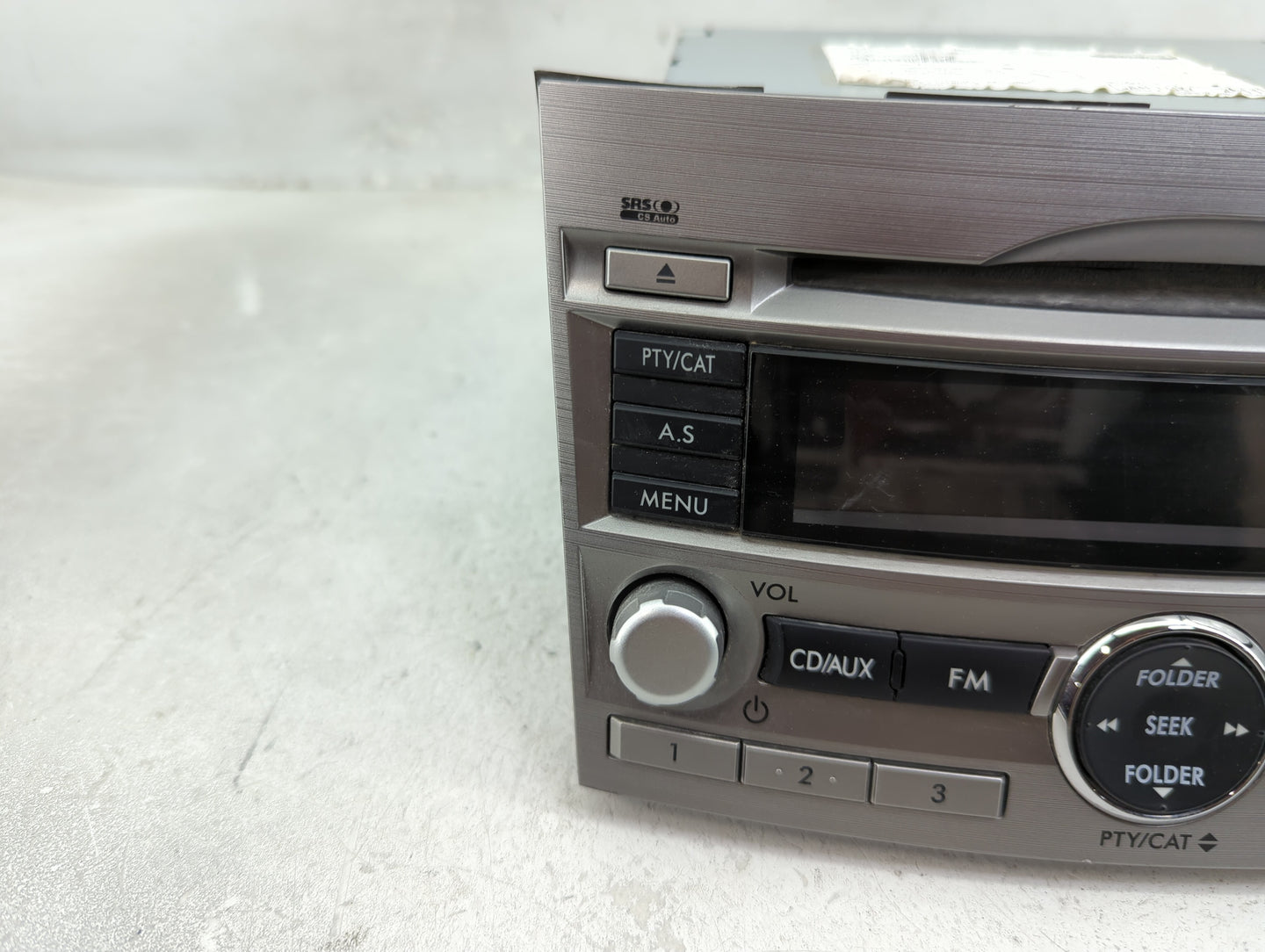 2011 Subaru Legacy Radio AM FM Cd Player Receiver Replacement Fits OEM Used Auto Parts - Oemusedautoparts1.com