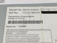 2010-2012 Subaru Legacy Radio AM FM Cd Player Receiver Replacement P/N:86201AJ60A CQ-EF1860VD Fits Fits 2010 2011 2012 OEM U