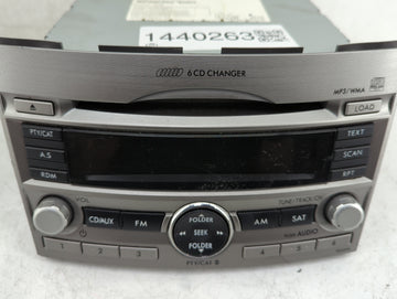 2010-2012 Subaru Legacy Radio AM FM Cd Player Receiver Replacement Fits Fits 2010 2011 2012 OEM Used Auto Parts - Oemusedaut