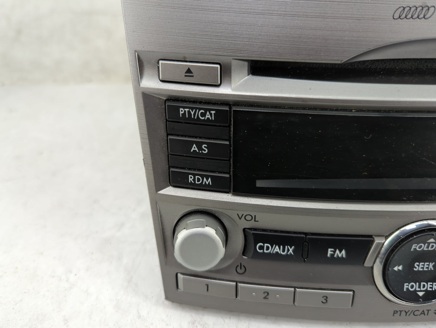 2010-2012 Subaru Legacy Radio AM FM Cd Player Receiver Replacement Fits Fits 2010 2011 2012 OEM Used Auto Parts - Oemusedaut