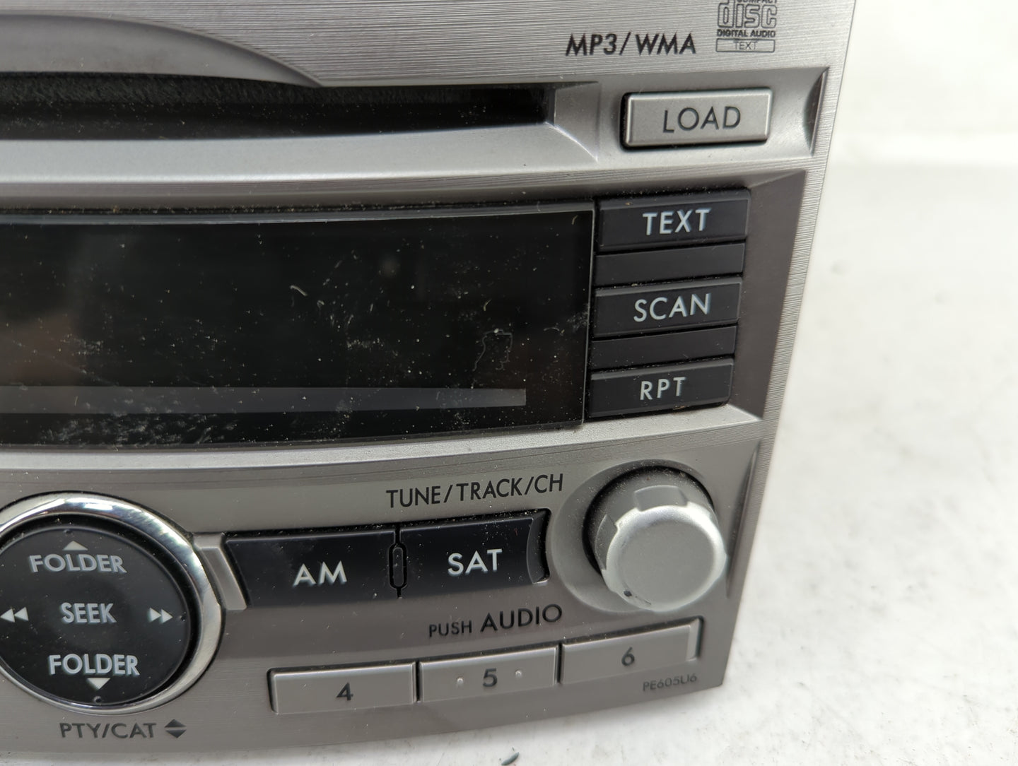 2010-2012 Subaru Legacy Radio AM FM Cd Player Receiver Replacement Fits Fits 2010 2011 2012 OEM Used Auto Parts - Oemusedaut