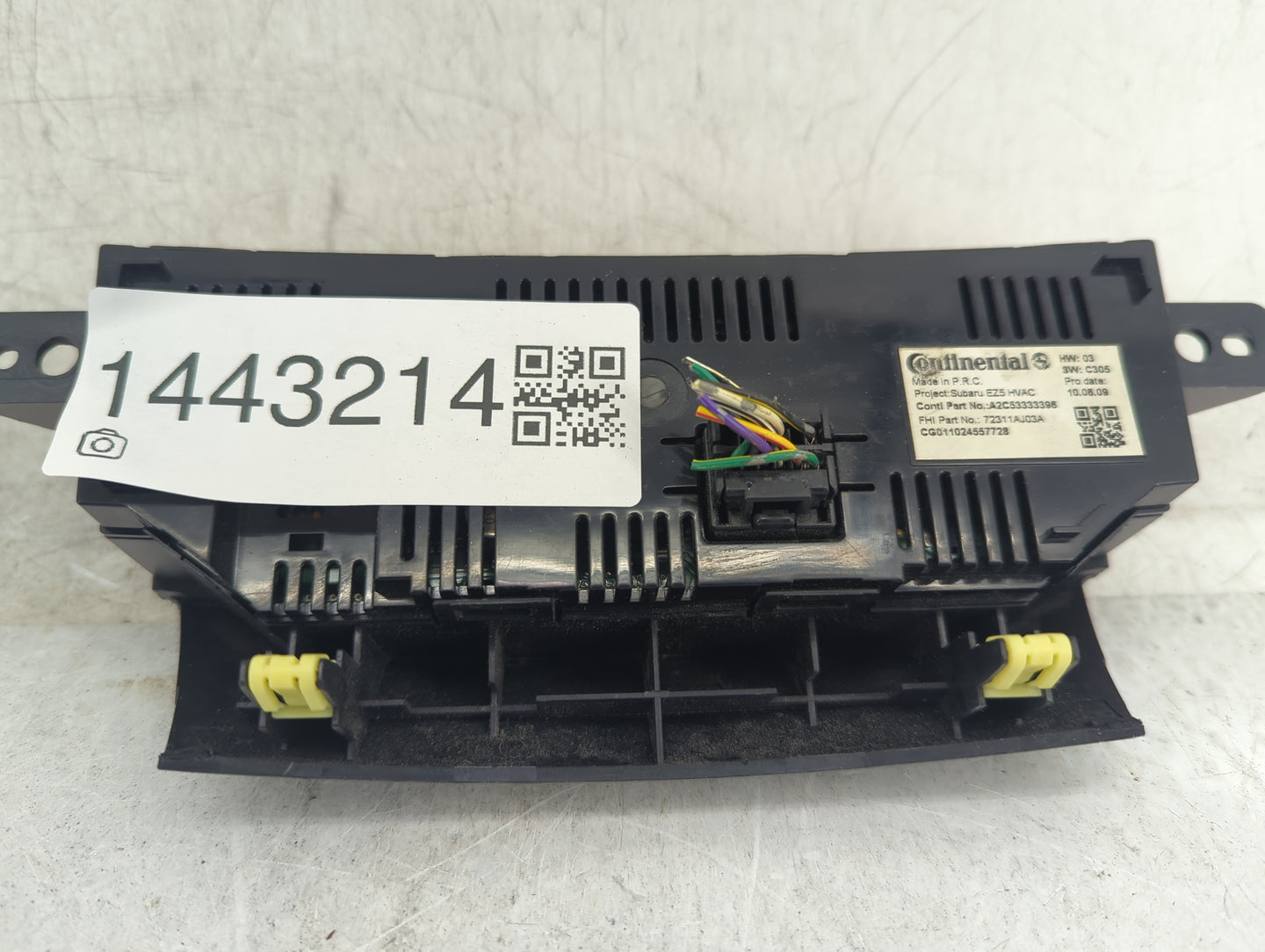 2010-2014 Subaru Legacy Climate Control Module Temperature AC/Heater Replacement P/N:A2C53333396 72311AJ03A Fits OEM Used Au