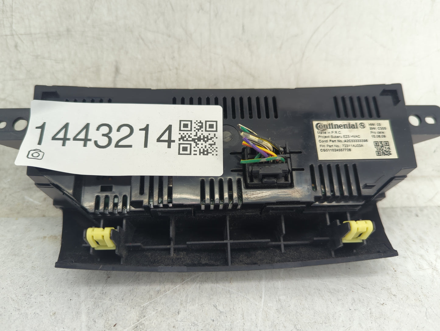 2010-2014 Subaru Legacy Climate Control Module Temperature AC/Heater Replacement P/N:A2C53333396 72311AJ03A Fits OEM Used Au