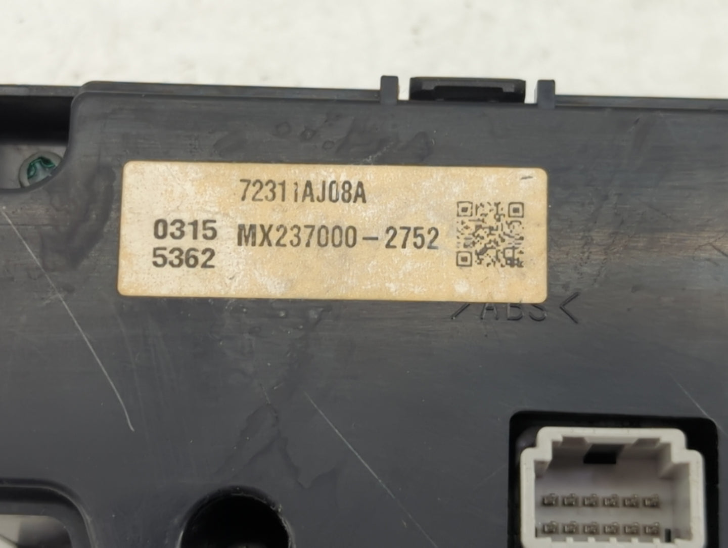 2010-2014 Subaru Legacy Climate Control Module Temperature AC/Heater Replacement P/N:72311AJ08A MX237000-2752 Fits OEM Used 