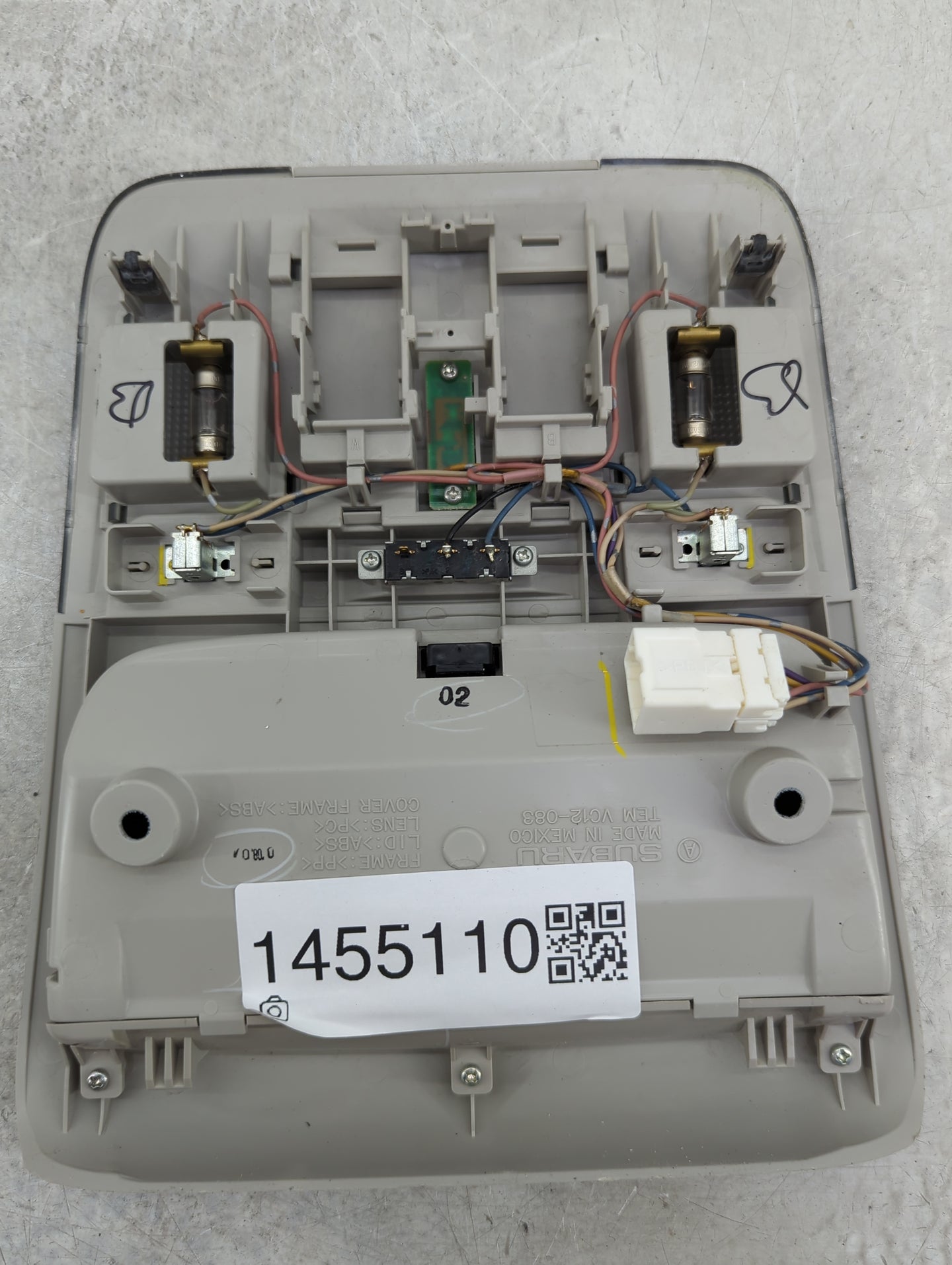 2011 Subaru Legacy Overhead Roof Console - Oemusedautoparts1.com