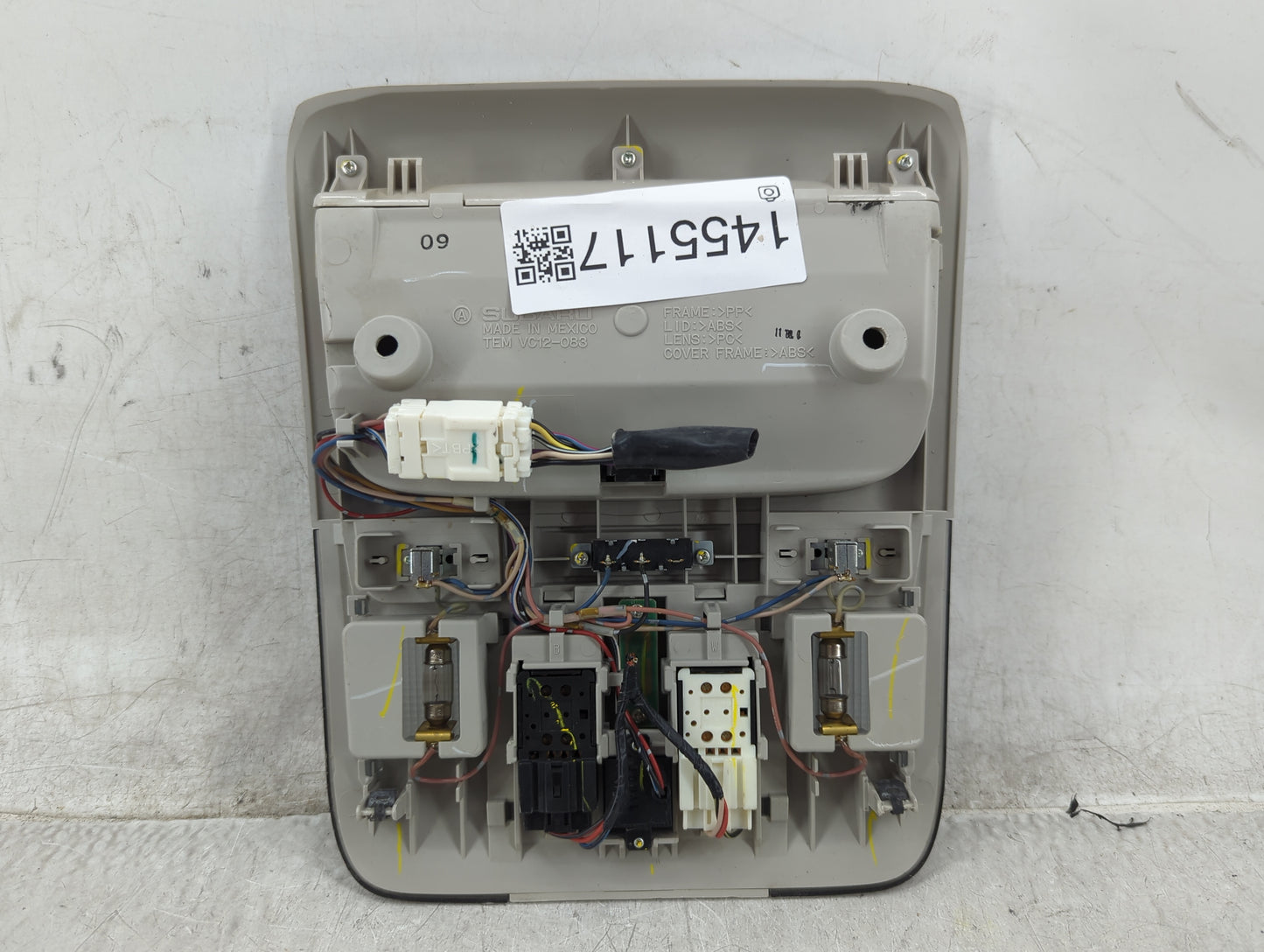 2011 Subaru Legacy Overhead Roof Console - Oemusedautoparts1.com