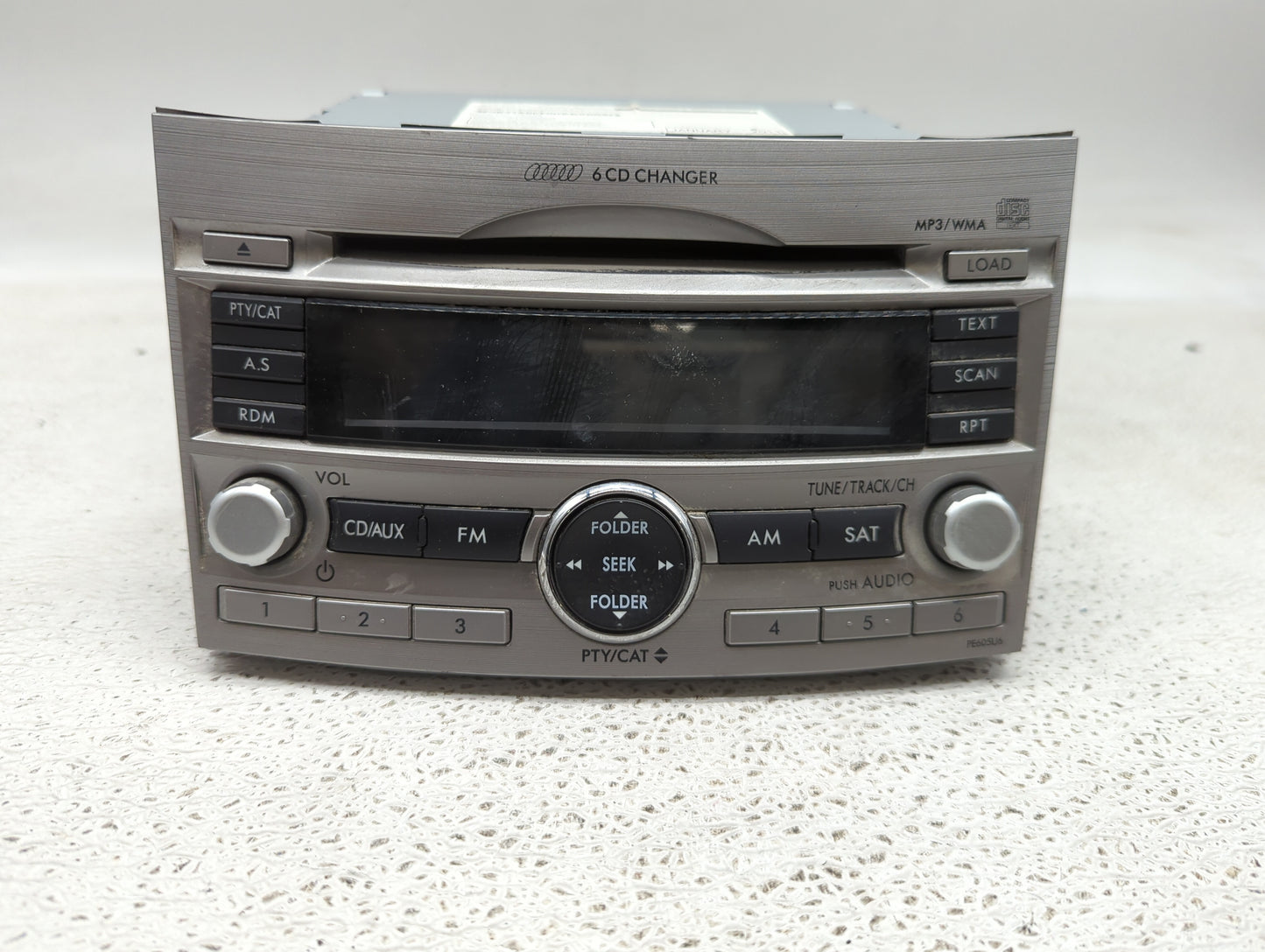 2010-2012 Subaru Legacy Radio AM FM Cd Player Receiver Replacement P/N:86201AJ60A Fits Fits 2010 2011 2012 OEM Used Auto Par