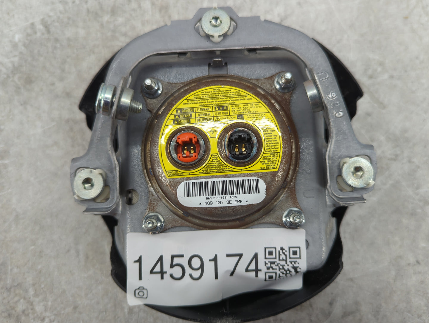 2010-2011 Subaru Legacy Air Bag Driver Left Steering Wheel Mounted P/N:4G9 137 3E FMF BAM PT1-1031 ADPS Fits Fits 2010 2011 