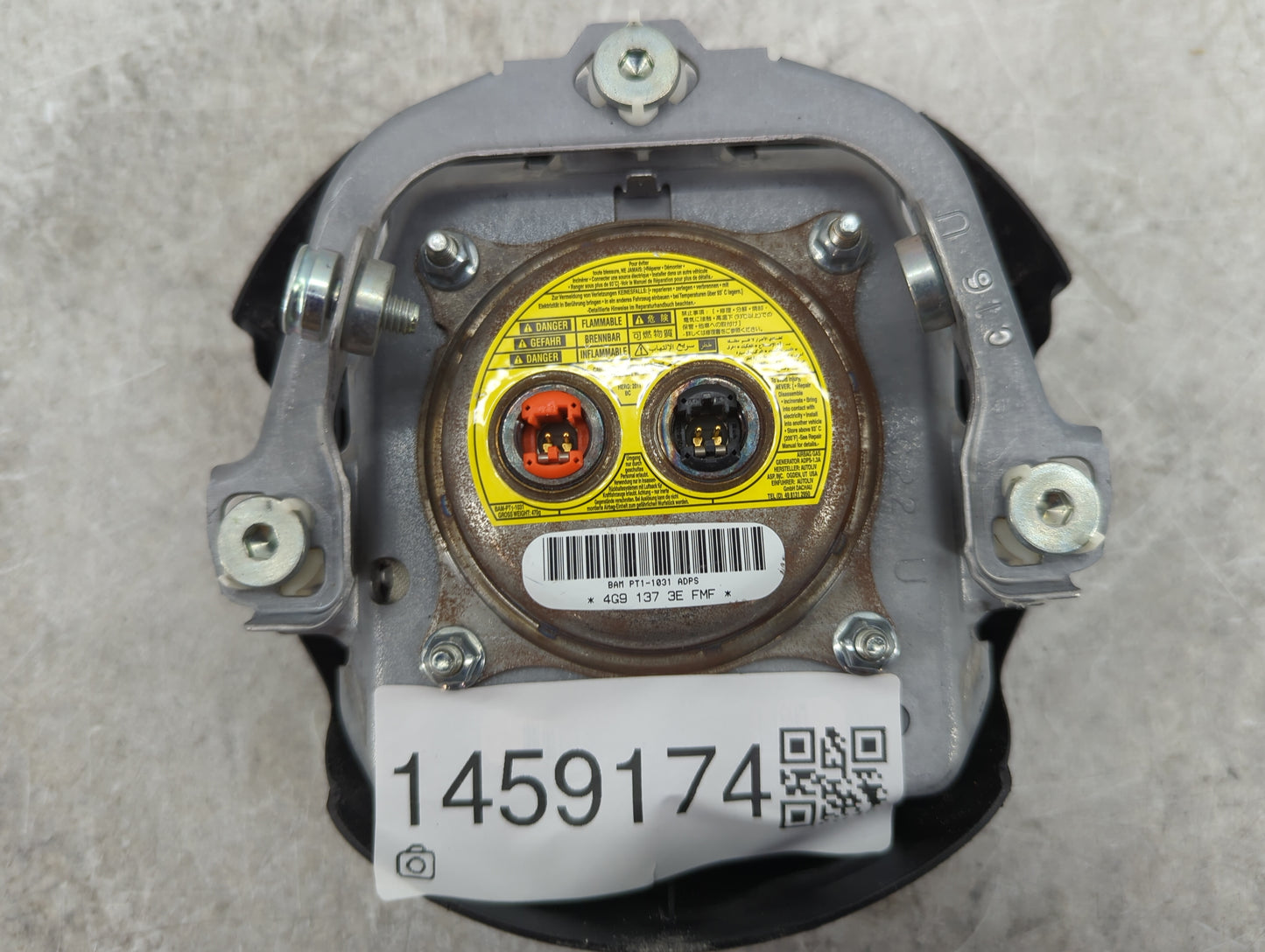 2010-2011 Subaru Legacy Air Bag Driver Left Steering Wheel Mounted P/N:4G9 137 3E FMF BAM PT1-1031 ADPS Fits Fits 2010 2011 