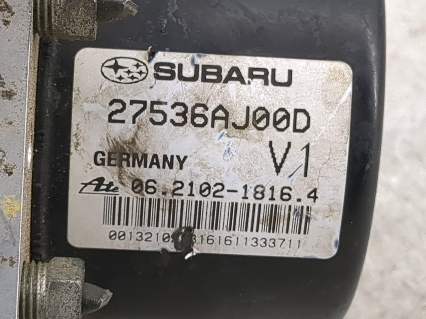 2011-2012 Subaru Legacy ABS Pump Control Module Replacement P/N:27536AJ00D Fits Fits 2011 2012 OEM Used Auto Parts - Oemused