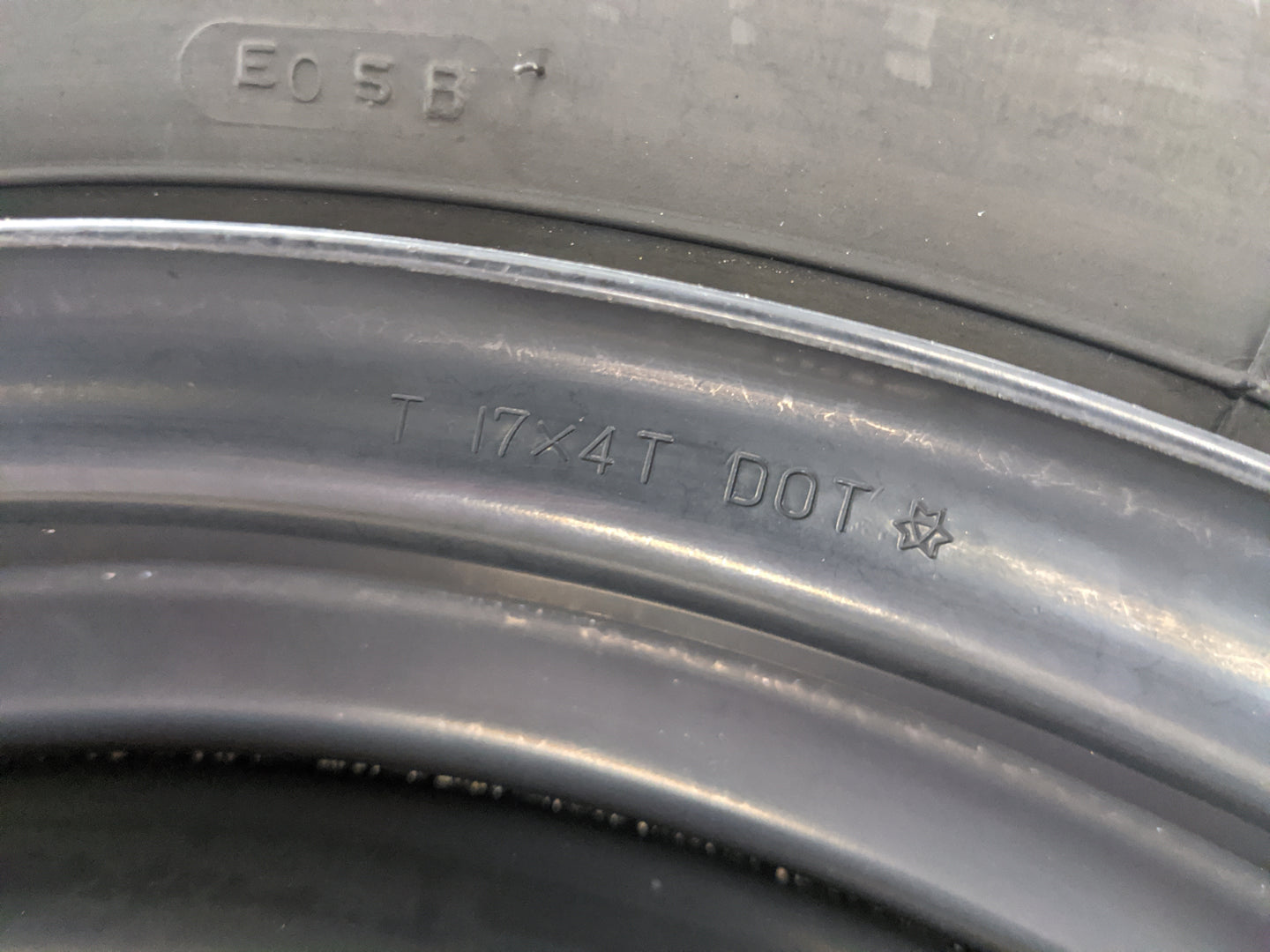 2010-2014 Subaru Legacy Spare Donut Tire Wheel Rim Oem 1461485 - Oemusedautoparts1.com
