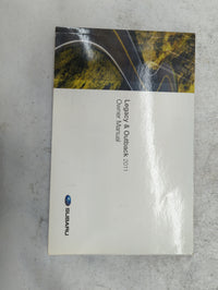 2011 Subaru Legacy Owners Manual Book Guide P/N:A2470BE-C MSA5M1104A OEM Used Auto Parts - Oemusedautoparts1.com