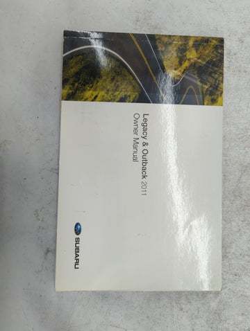 2011 Subaru Legacy Owners Manual Book Guide P/N:A2470BE-C MSA5M1104A OEM Used Auto Parts