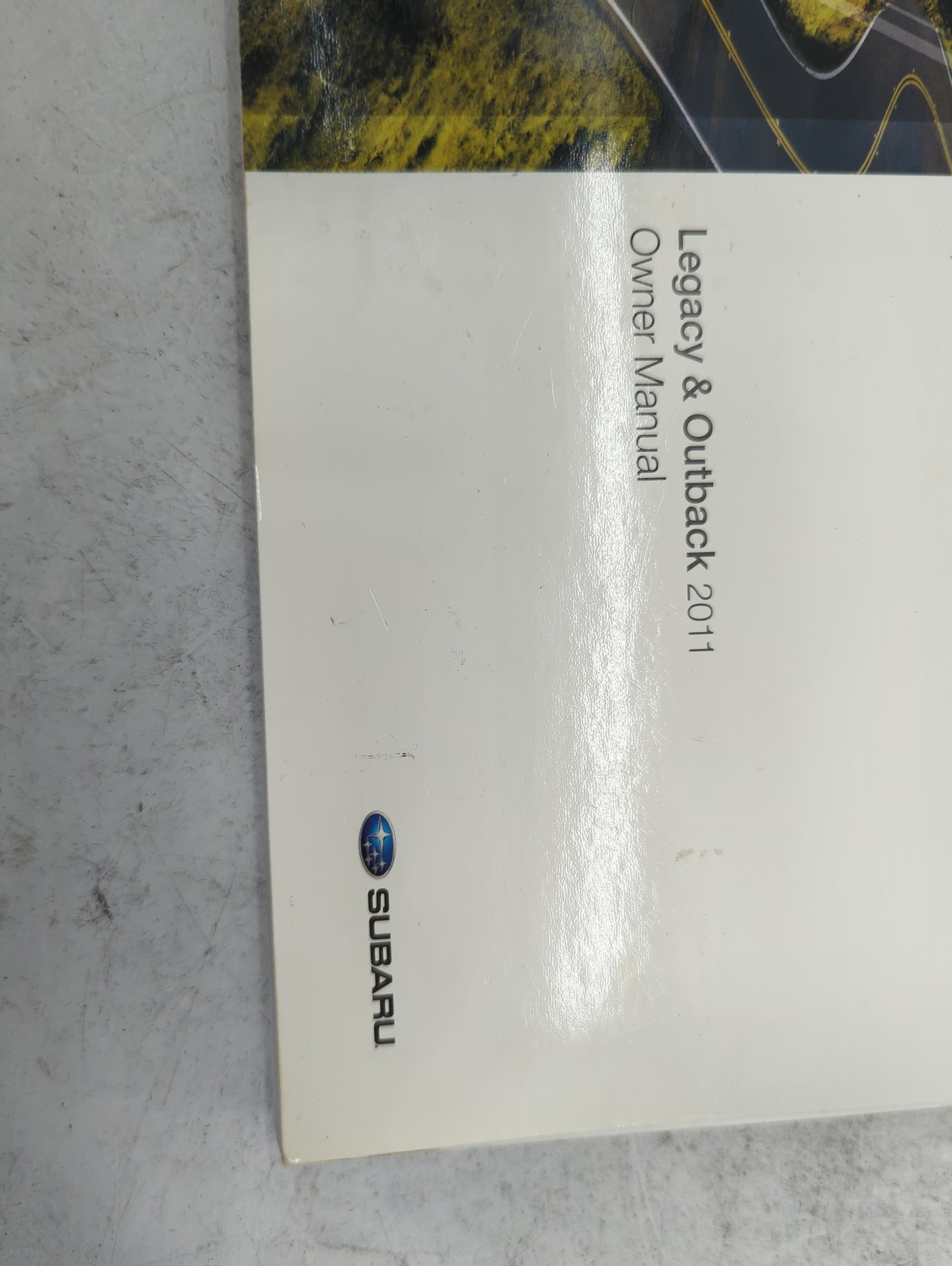 2011 Subaru Legacy Owners Manual Book Guide P/N:A2470BE-C MSA5M1104A OEM Used Auto Parts - Oemusedautoparts1.com