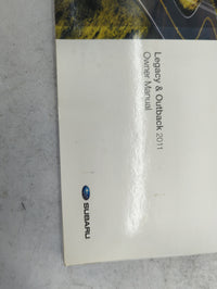 2011 Subaru Legacy Owners Manual Book Guide P/N:A2470BE-C MSA5M1104A OEM Used Auto Parts - Oemusedautoparts1.com