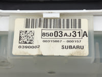 2011 Subaru Legacy Instrument Cluster Speedometer Gauges P/N:85003AJ31A Miles:129K Fits OEM Used Auto Parts - Oemusedautopar