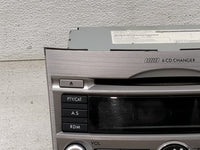 2010-2012 Subaru Legacy Radio AM FM Cd Player Receiver Replacement P/N:86201AJ60A CQ-EF1860VD Fits 2010 2011 2012 OEM Used A
