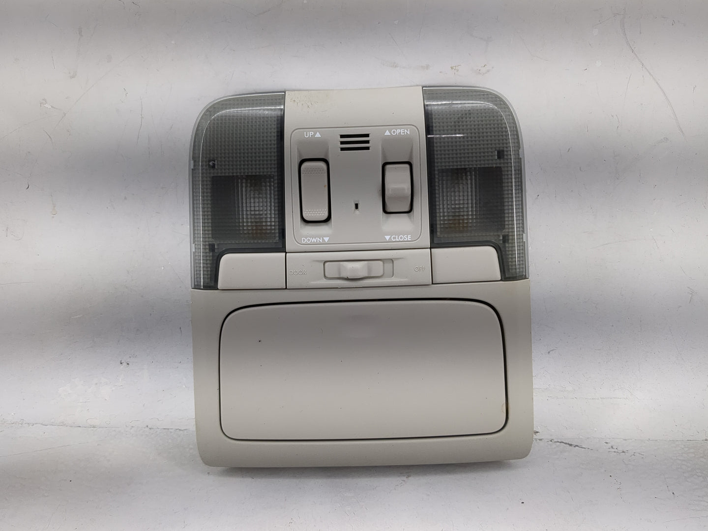 2011 Subaru Legacy Overhead Roof Console Tan - Oemusedautoparts1.com