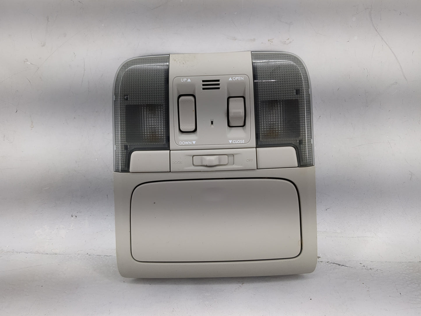 2011 Subaru Legacy Overhead Roof Console Tan - Oemusedautoparts1.com