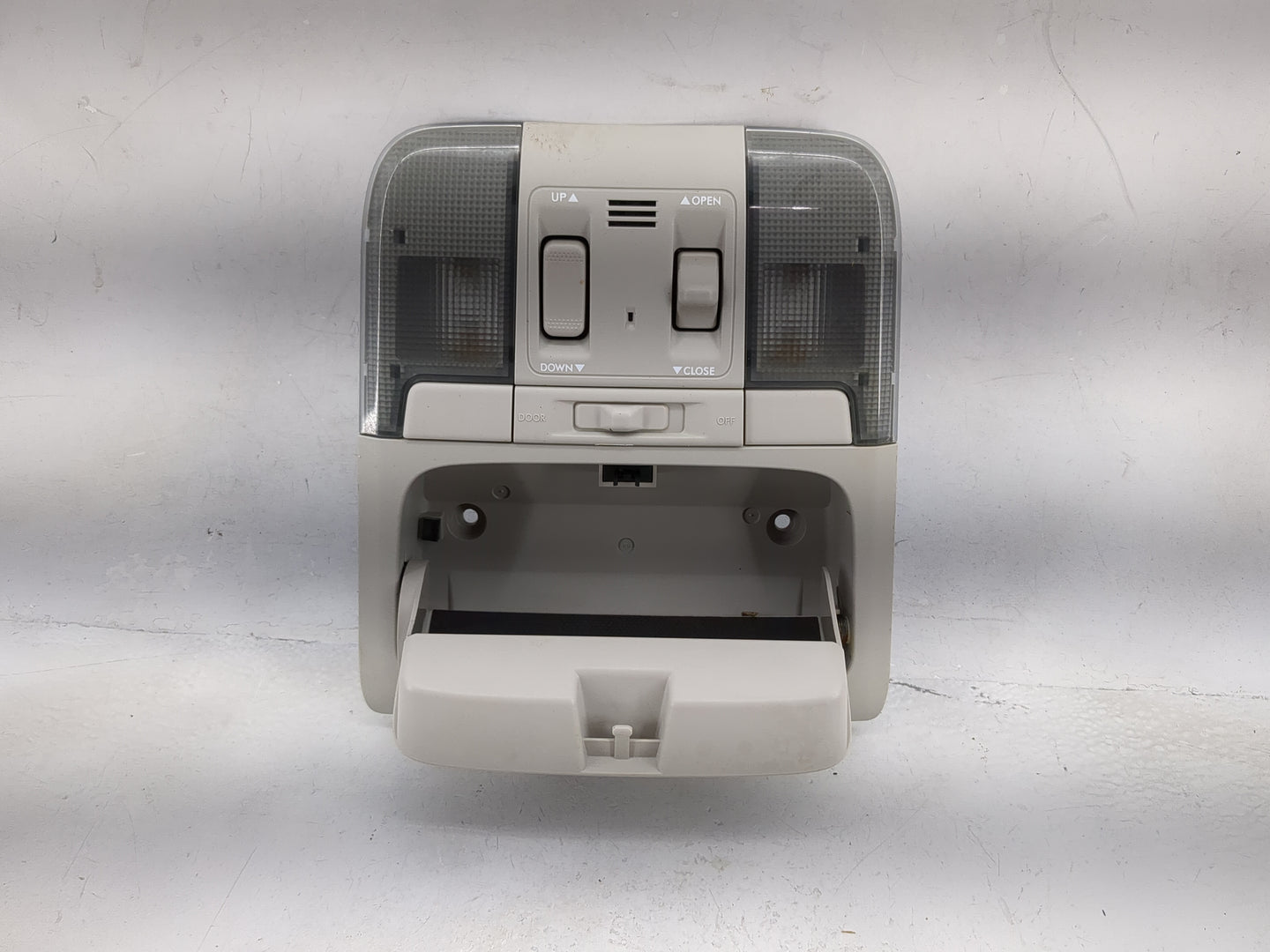 2011 Subaru Legacy Overhead Roof Console Tan - Oemusedautoparts1.com