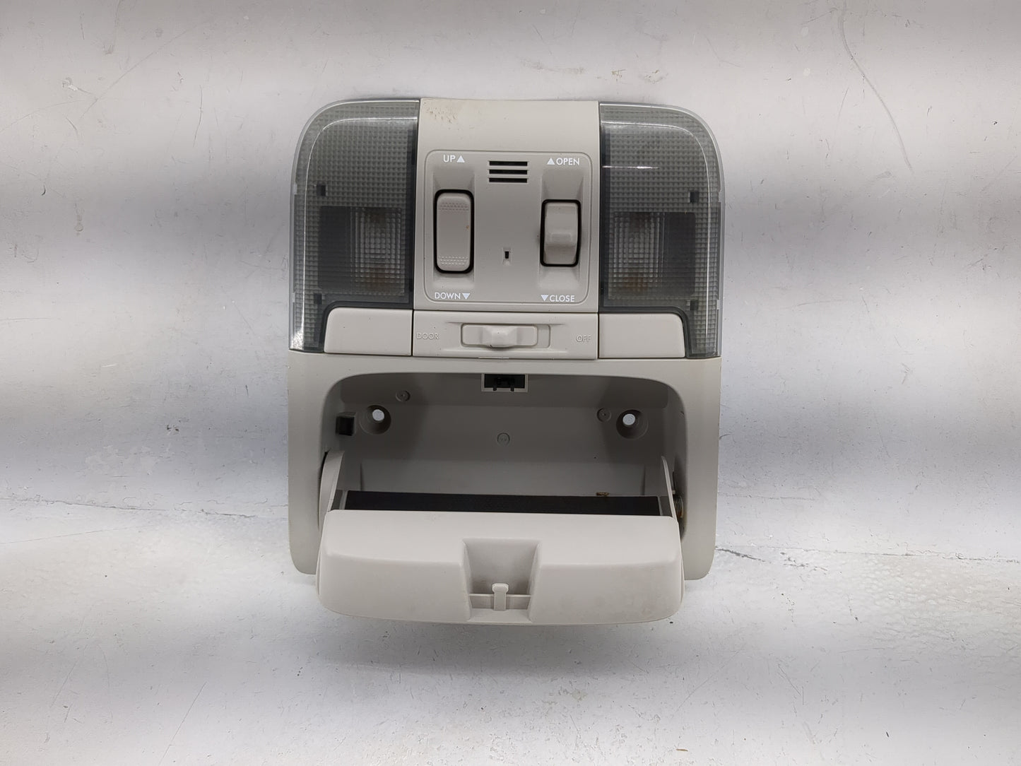 2011 Subaru Legacy Overhead Roof Console Tan - Oemusedautoparts1.com