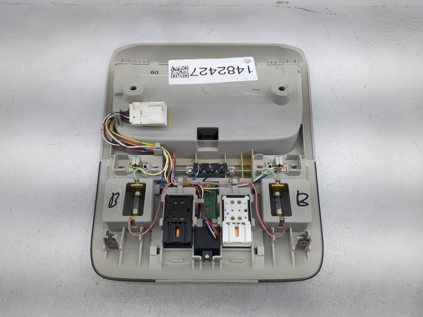 2011 Subaru Legacy Overhead Roof Console Tan - Oemusedautoparts1.com