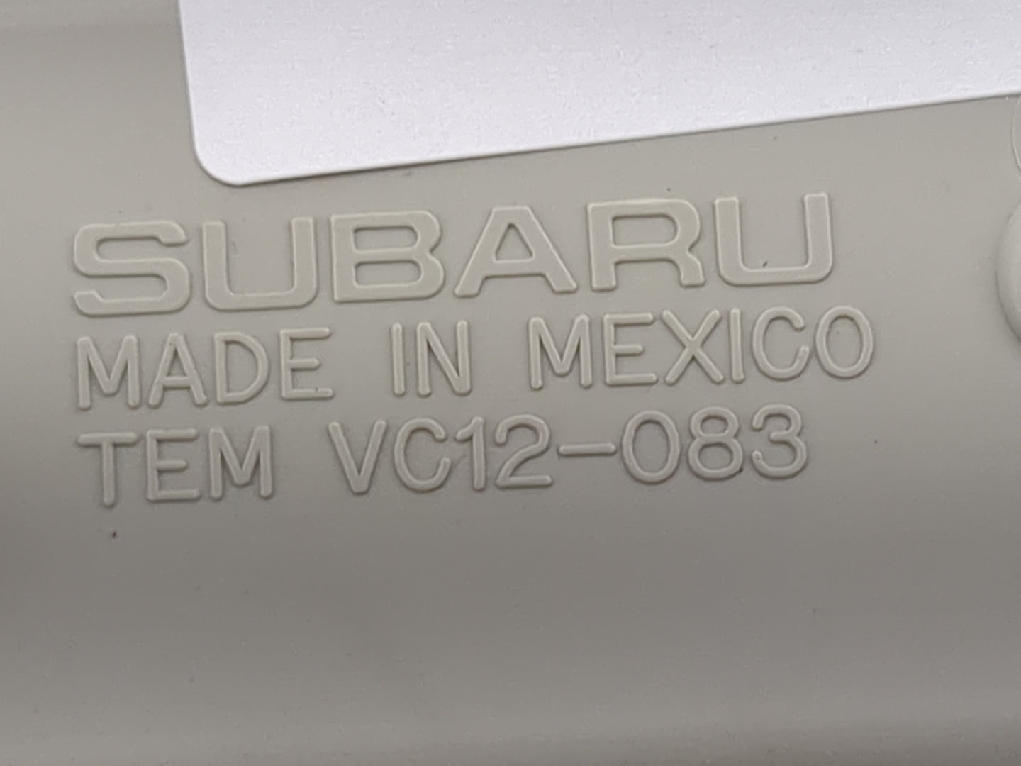 2011 Subaru Legacy Overhead Roof Console Tan - Oemusedautoparts1.com