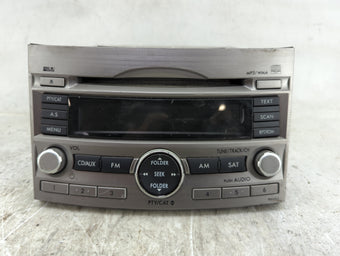 compare product 2010-2012 Subaru Legacy Radio AM FM Cd Player Receiver Replacement P/N:86201AJ64A CQ-JF1860VD Fits Fits 2010 2011 2012 OEM Used Auto Parts