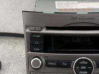 2010-2012 Subaru Legacy Radio AM FM Cd Player Receiver Replacement P/N:86201AJ60A CQ-EF1860VD Fits Fits 2010 2011 2012 OEM U