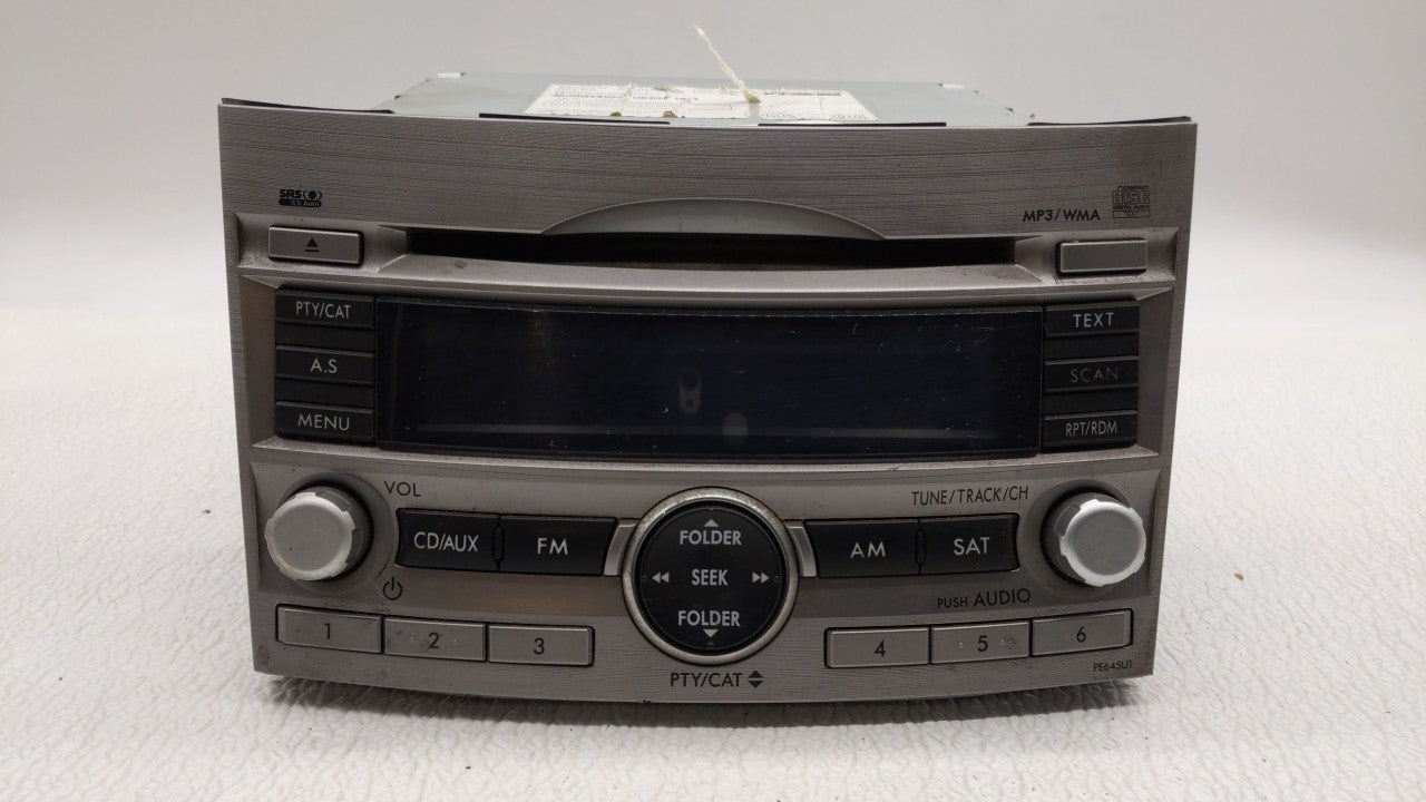 2010-2012 Subaru Legacy Radio AM FM Cd Player Receiver Replacement P/N:86201AJ64A 86201AJ64A Fits Fits 2010 2011 2012 OEM Us