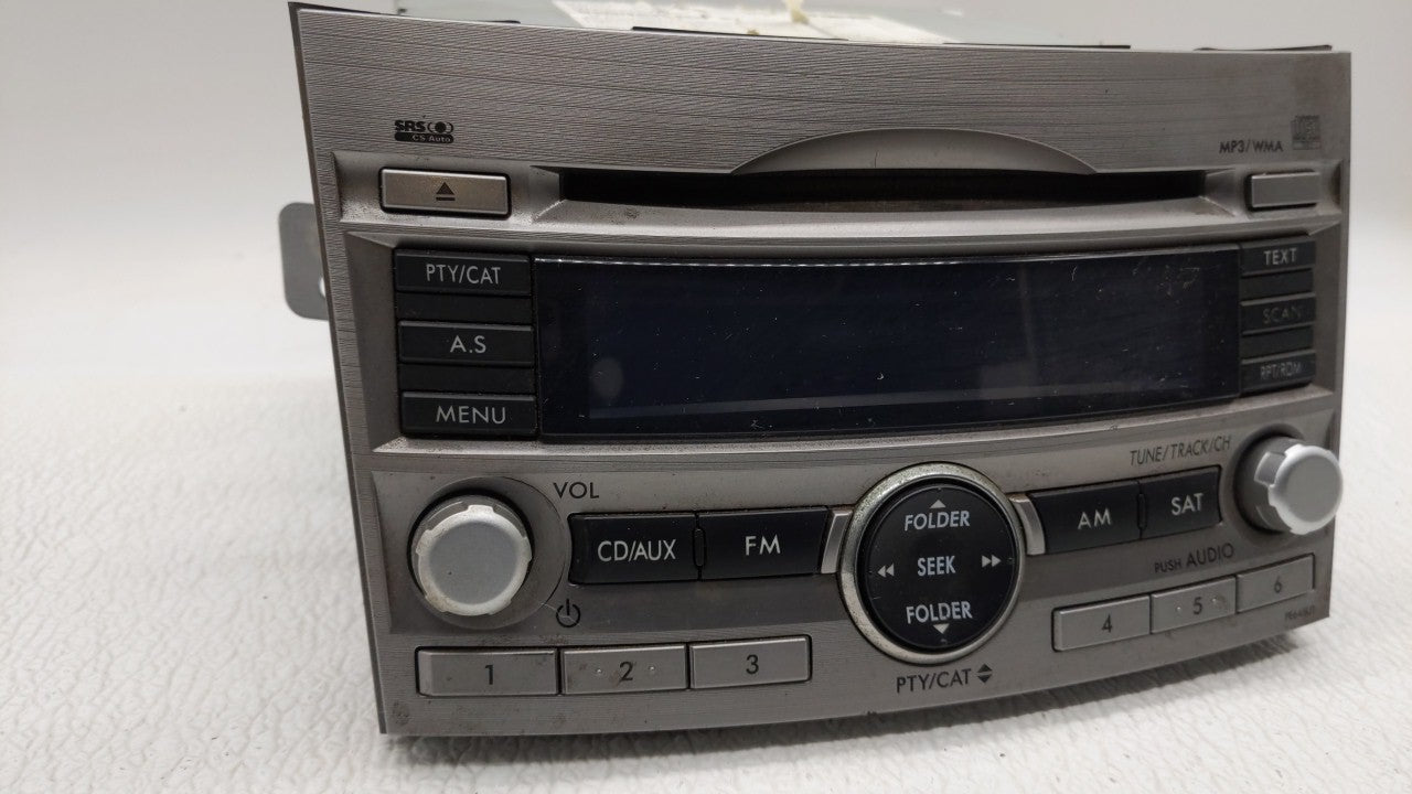 2010-2012 Subaru Legacy Radio AM FM Cd Player Receiver Replacement P/N:86201AJ64A 86201AJ64A Fits Fits 2010 2011 2012 OEM Us