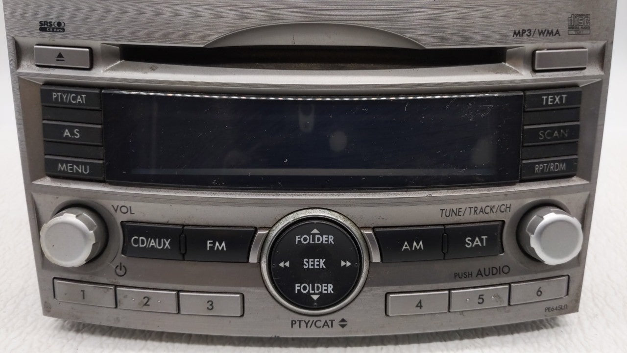 2010-2012 Subaru Legacy Radio AM FM Cd Player Receiver Replacement P/N:86201AJ64A 86201AJ64A Fits Fits 2010 2011 2012 OEM Us