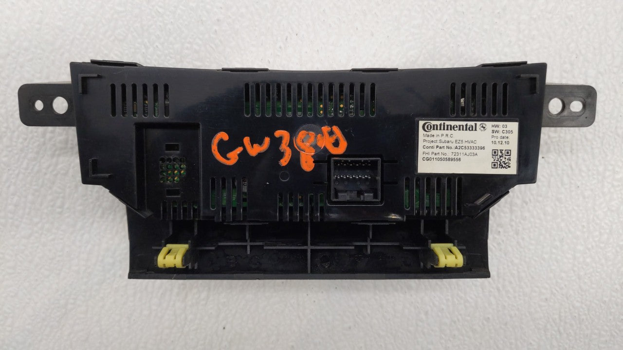 2010-2014 Subaru Legacy Climate Control Module Temperature AC/Heater Replacement P/N:72311 AJ08A 72311 AJ03A Fits OEM Used A