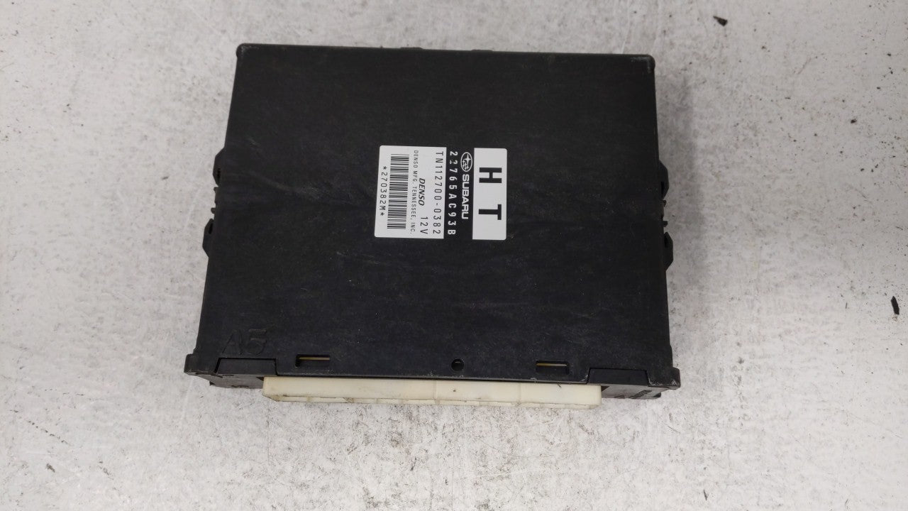 2011 Subaru Legacy PCM Engine Control Computer ECU ECM PCU OEM P/N:22765AB07B 22765AB07A, 22765AC93B Fits OEM Used Auto Part