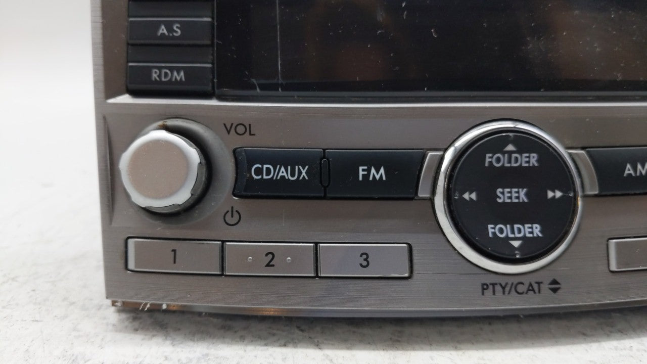 2010-2012 Subaru Legacy Am Fm Cd Player Radio Receiver - Oemusedautoparts1.com