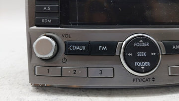 2010-2012 Subaru Legacy Am Fm Cd Player Radio Receiver