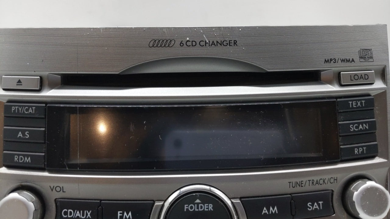 2010-2012 Subaru Legacy Am Fm Cd Player Radio Receiver - Oemusedautoparts1.com