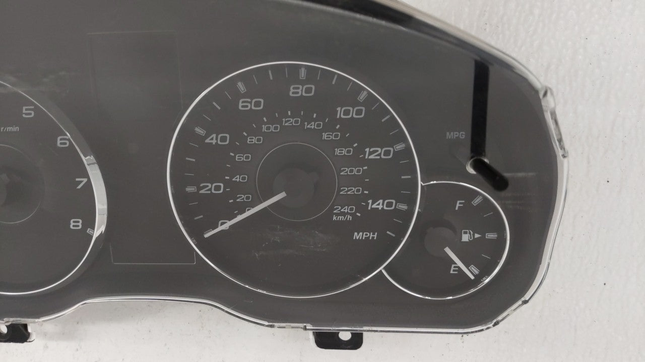 2011 Subaru Legacy Instrument Cluster Speedometer Gauges P/N:85003AJ31A Fits OEM Used Auto Parts - Oemusedautoparts1.com