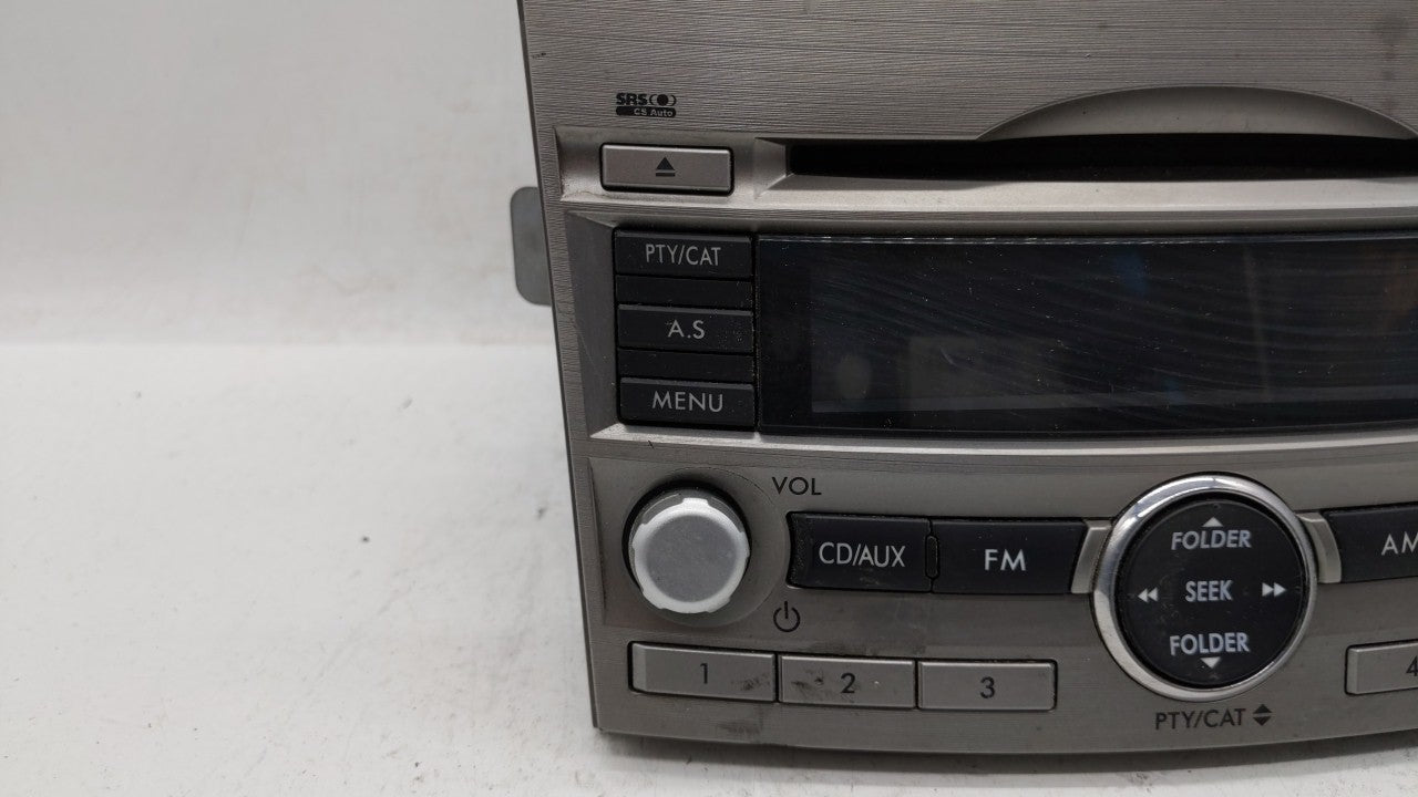 2010-2012 Subaru Legacy Am Fm Cd Player Radio Receiver - Oemusedautoparts1.com