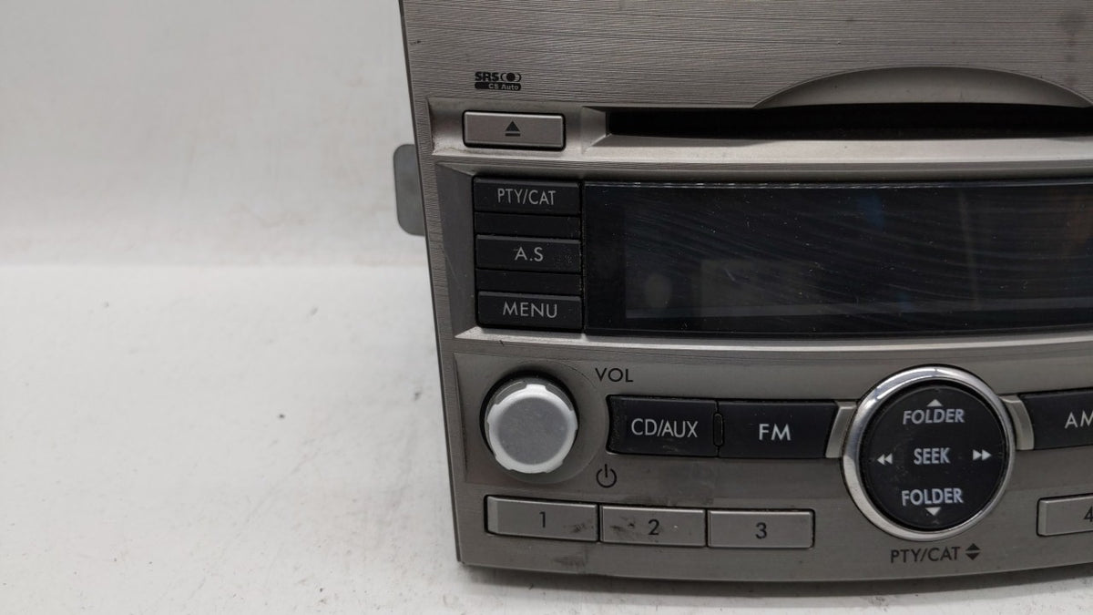 2010-2012 Subaru Legacy Am Fm Cd Player Radio Receiver 214913 - Oemusedautoparts1.com