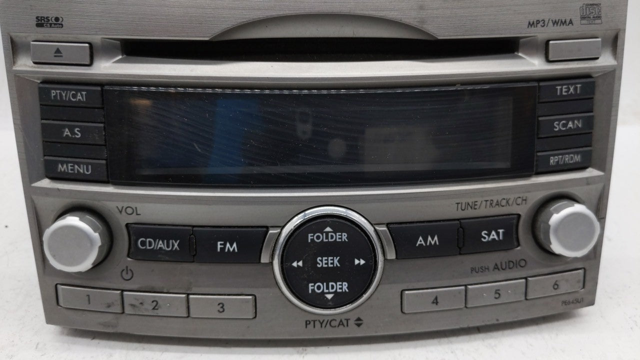 2010-2012 Subaru Legacy Am Fm Cd Player Radio Receiver - Oemusedautoparts1.com
